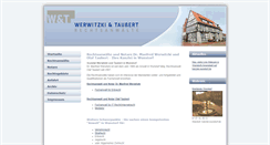 Desktop Screenshot of kanzlei-wunstorf.de