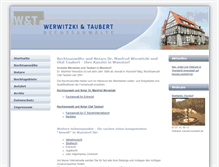 Tablet Screenshot of kanzlei-wunstorf.de